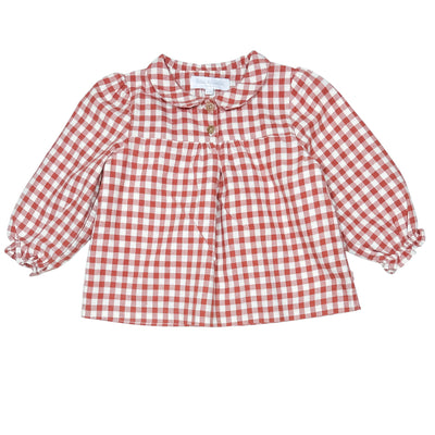 Blouse à manches longues de seconde main en coton pour bébé fille de 12 mois - Vue 1