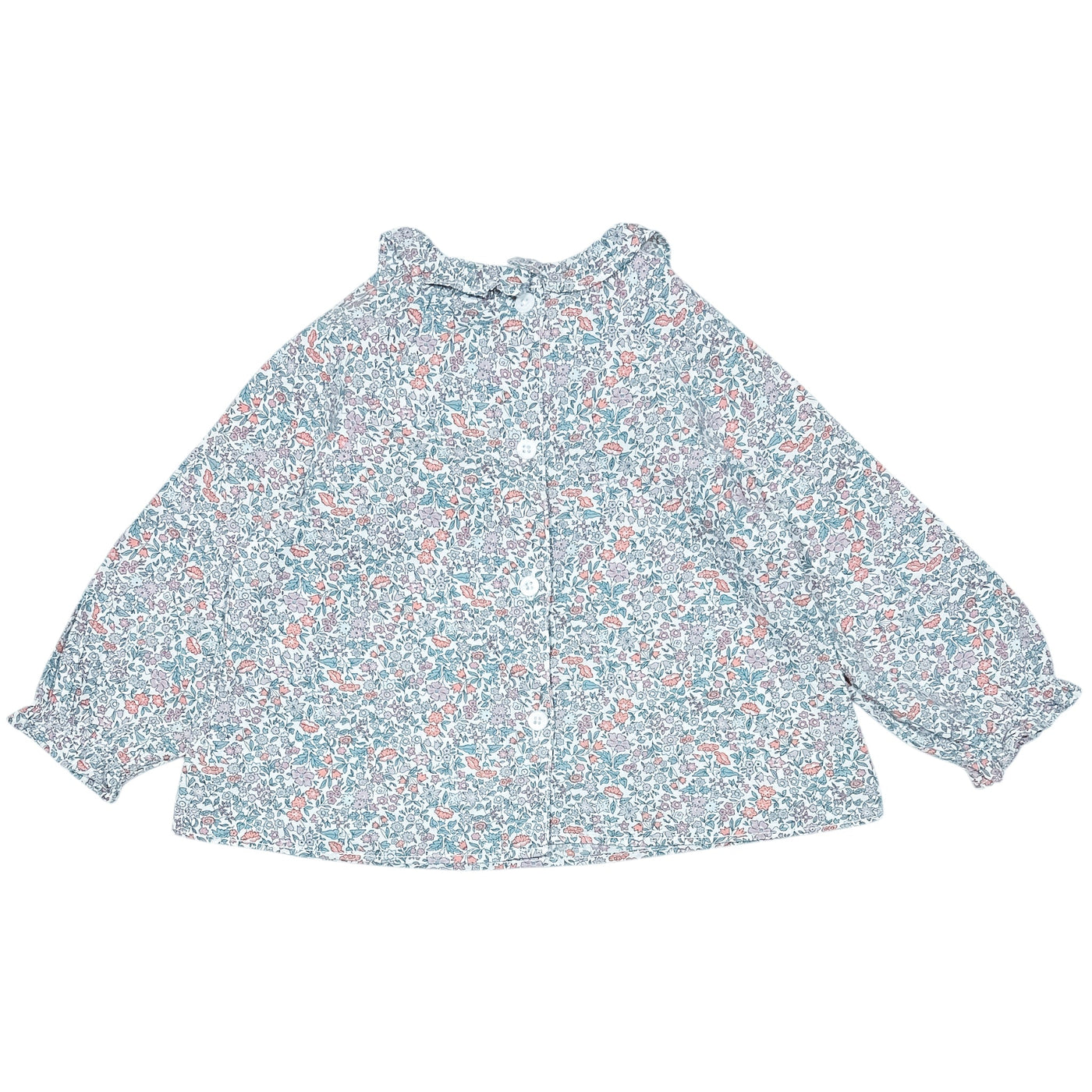 Blouse à manches longues de seconde main en coton pour bébé fille de 12 mois - Vue 2