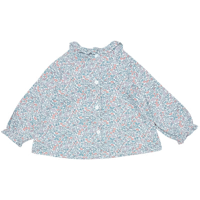 Blouse à manches longues de seconde main en coton pour bébé fille de 12 mois - Vue 2