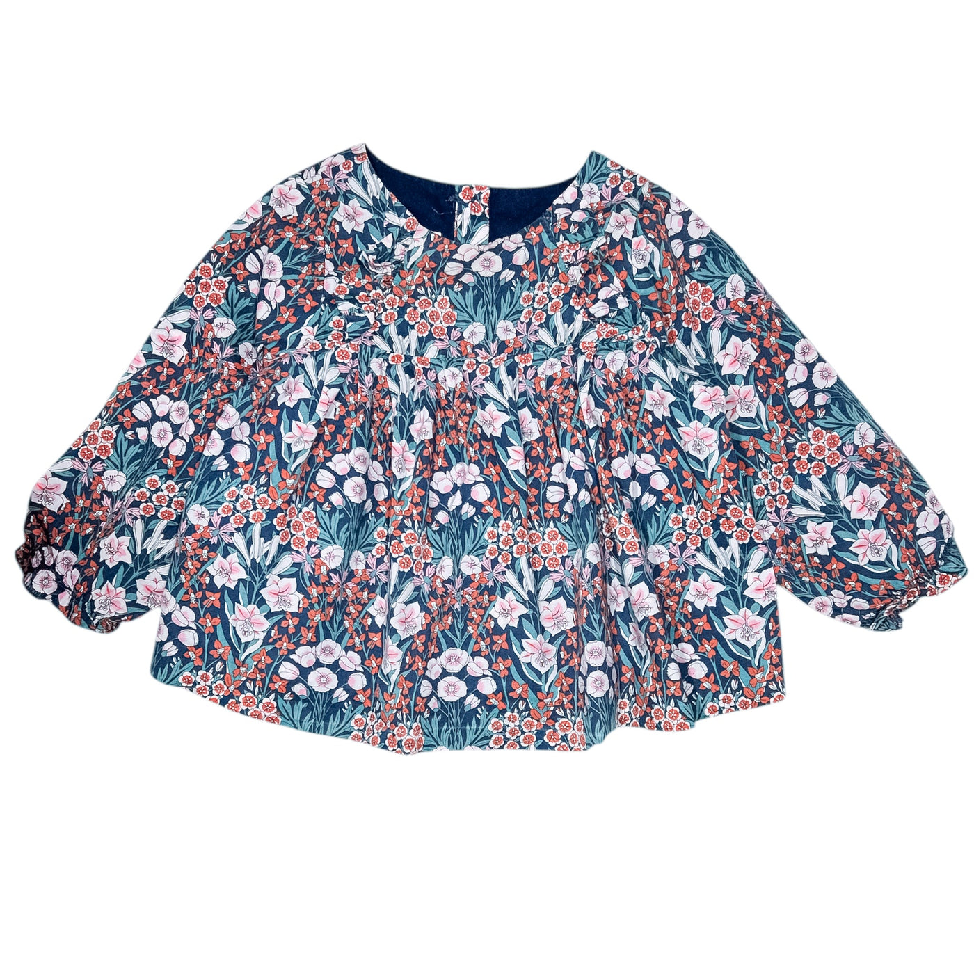 Blouse à manches longues de seconde main en coton pour bébé fille de 12 mois - Vue 1