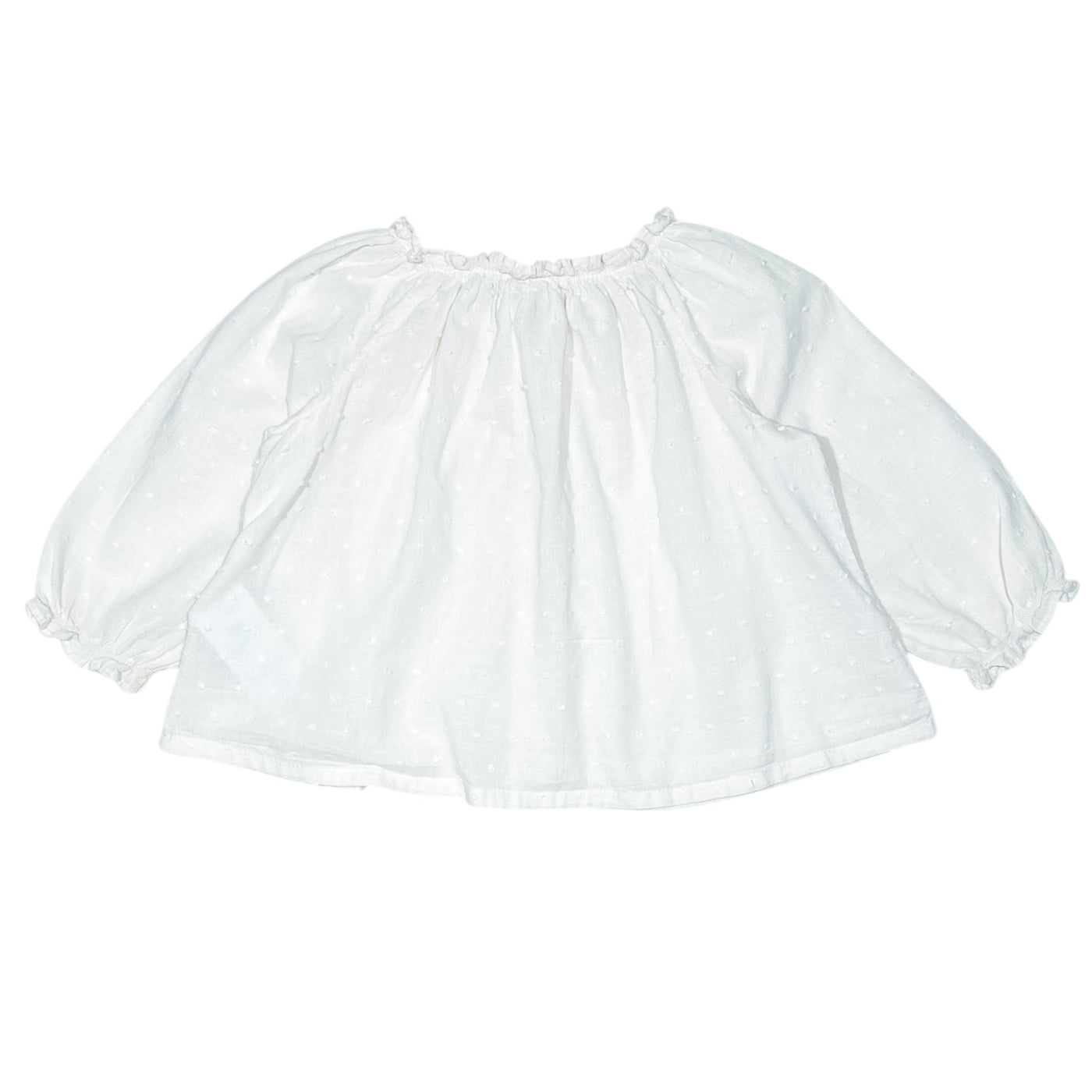 Blouse à manches longues de seconde main en coton pour bébé fille de 12 mois - Vue 2