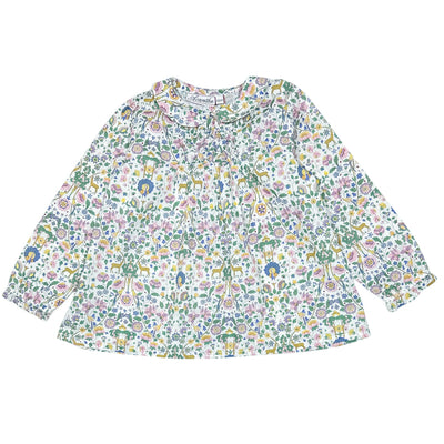 Blouse à manches longues de seconde main en coton pour bébé fille de 12 mois - Vue 1