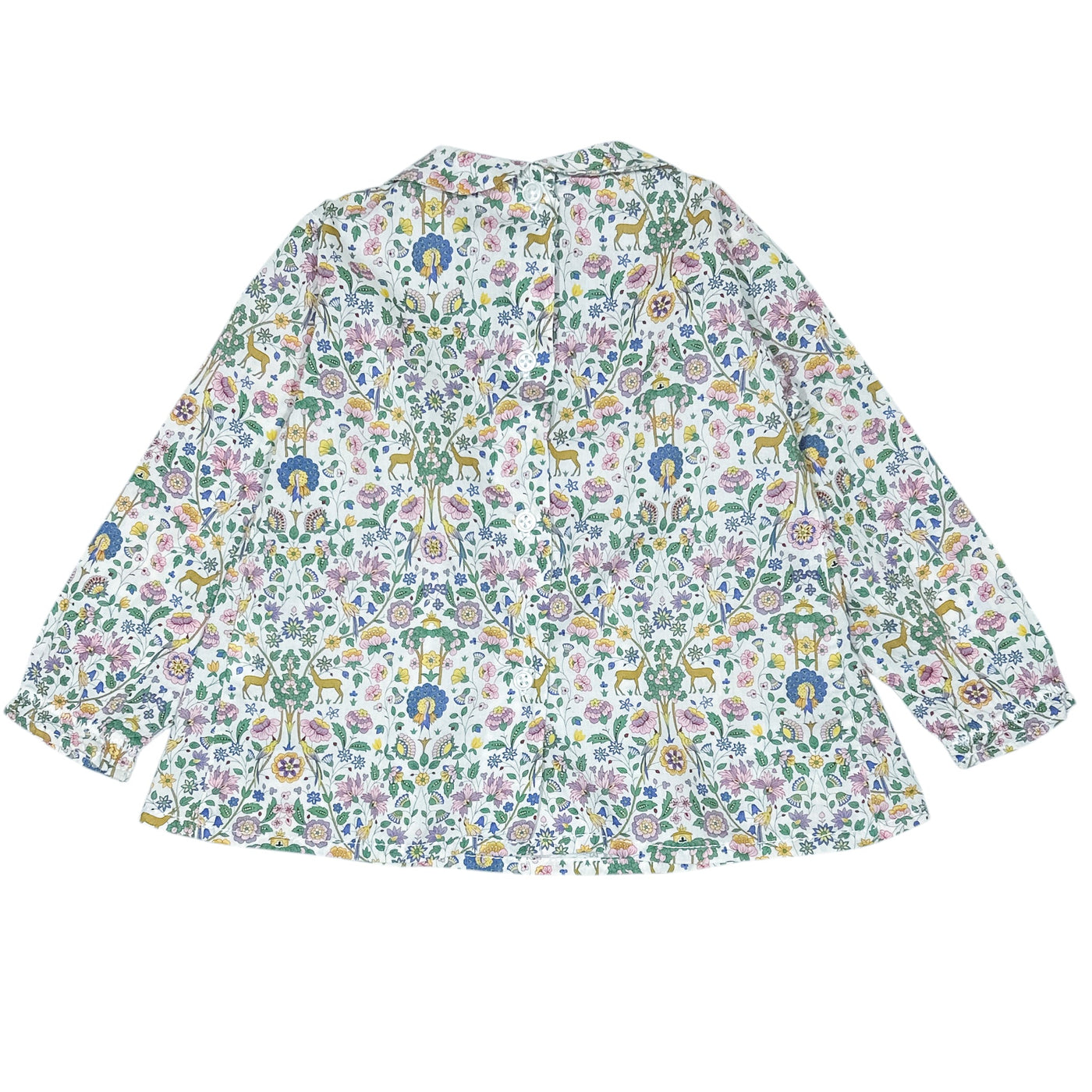 Blouse à manches longues de seconde main en coton pour bébé fille de 12 mois - Vue 2