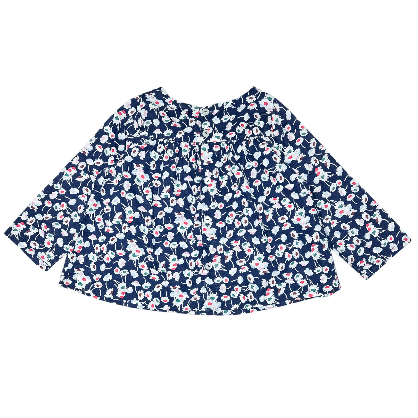 Blouse à manches longues de seconde main en coton pour bébé fille de 12 mois - Vue 2