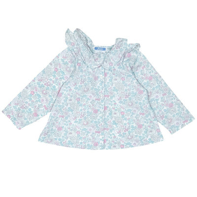 Blouse à manches longues de seconde main en coton pour bébé fille de 18 mois - Vue 1