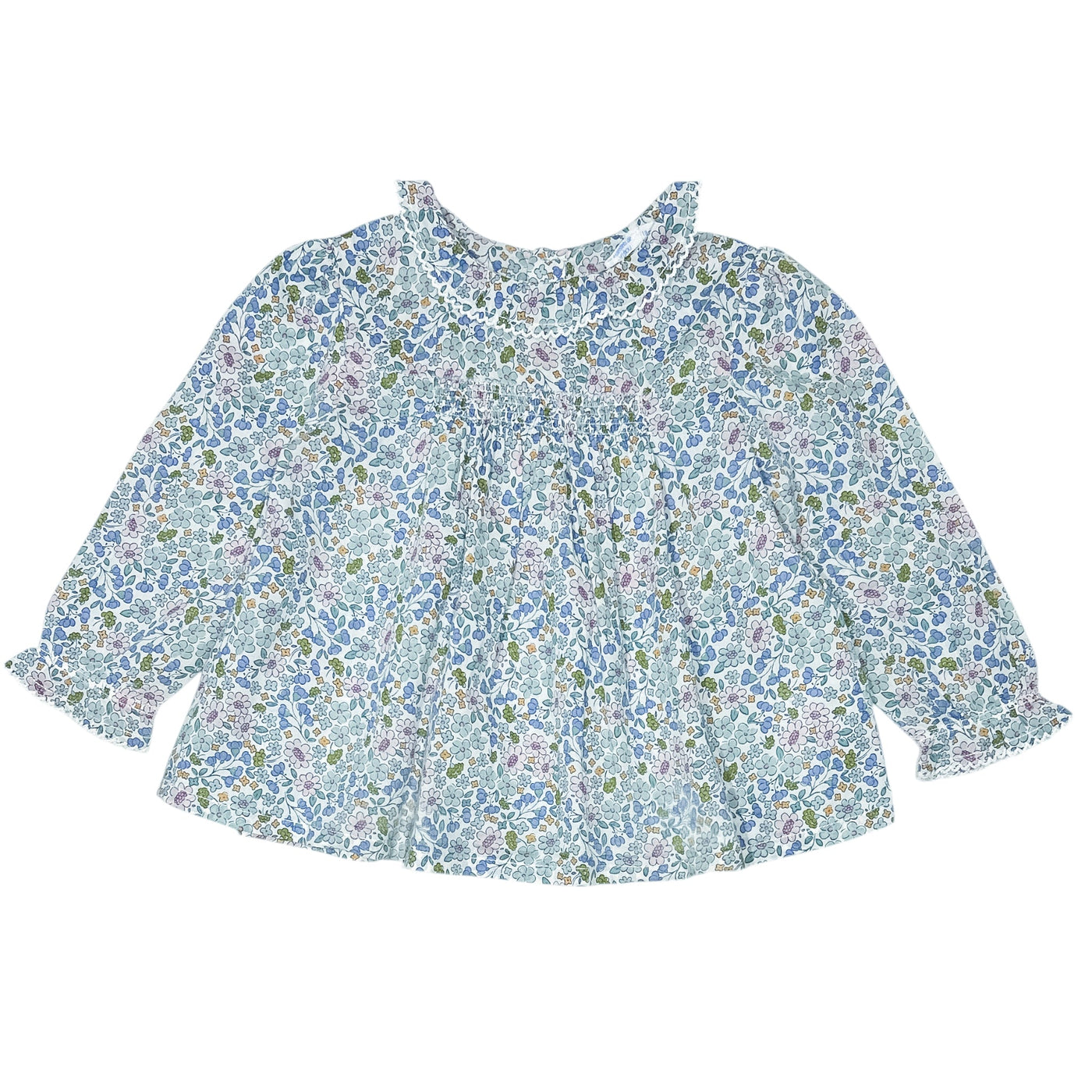 Blouse à manches longues de seconde main en coton pour bébé fille de 18 mois - Vue 1