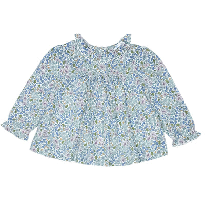 Blouse à manches longues de seconde main en coton pour bébé fille de 18 mois - Vue 1