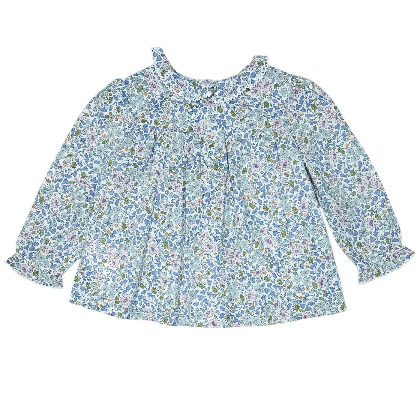 Blouse à manches longues de seconde main en coton pour bébé fille de 18 mois - Vue 2