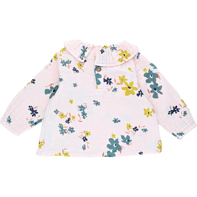 Blouse à manches longues de seconde main en coton bio pour bébé fille de 18 mois - Vue 2