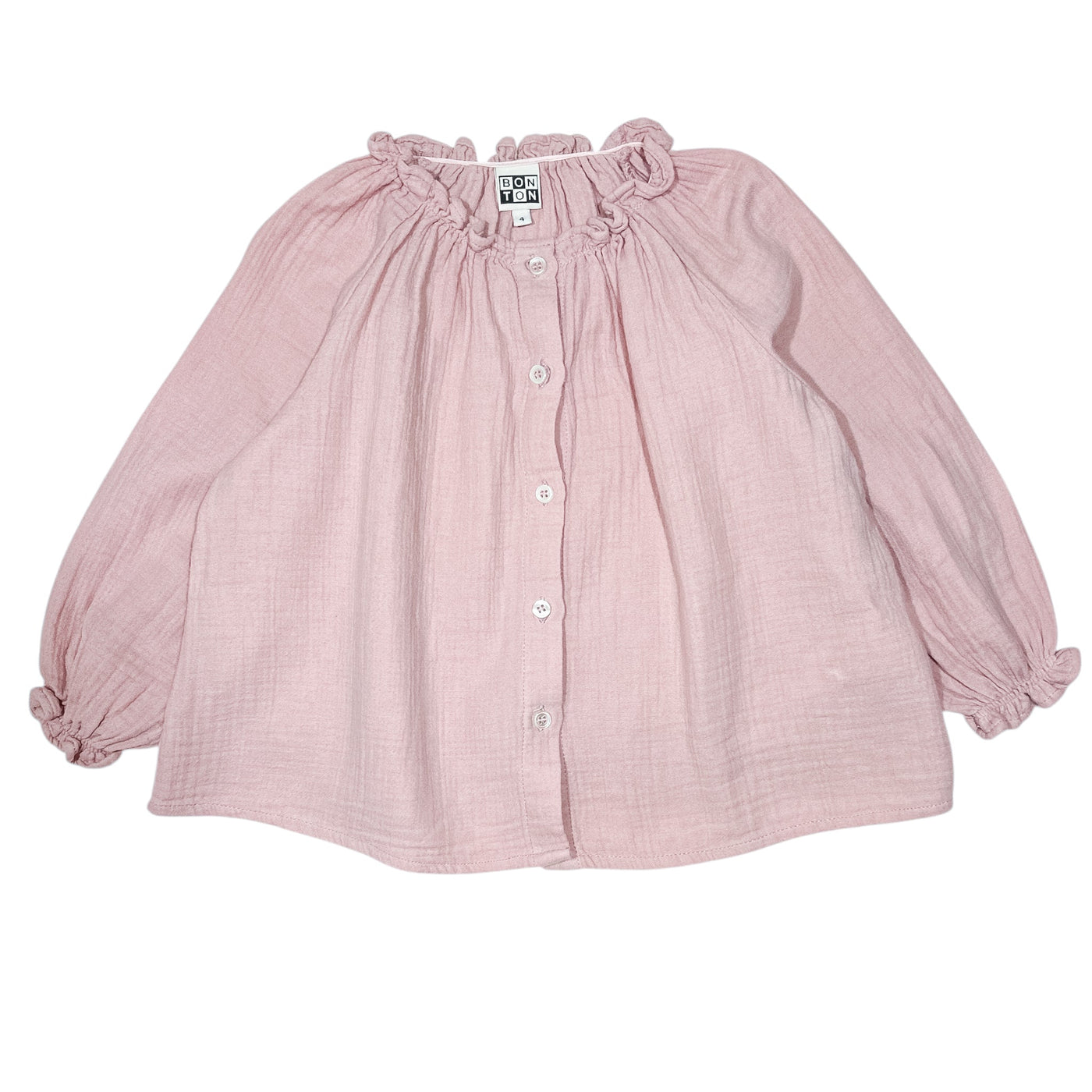 Blouse à manches longues de seconde main en coton pour enfant fille de 4 ans - Vue 1