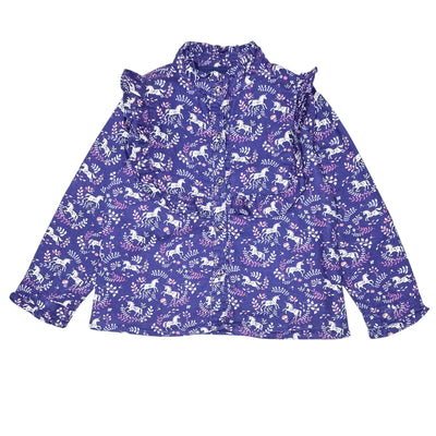 Blouse à manches longues de seconde main en coton pour enfant fille de 4 ans - Vue 1