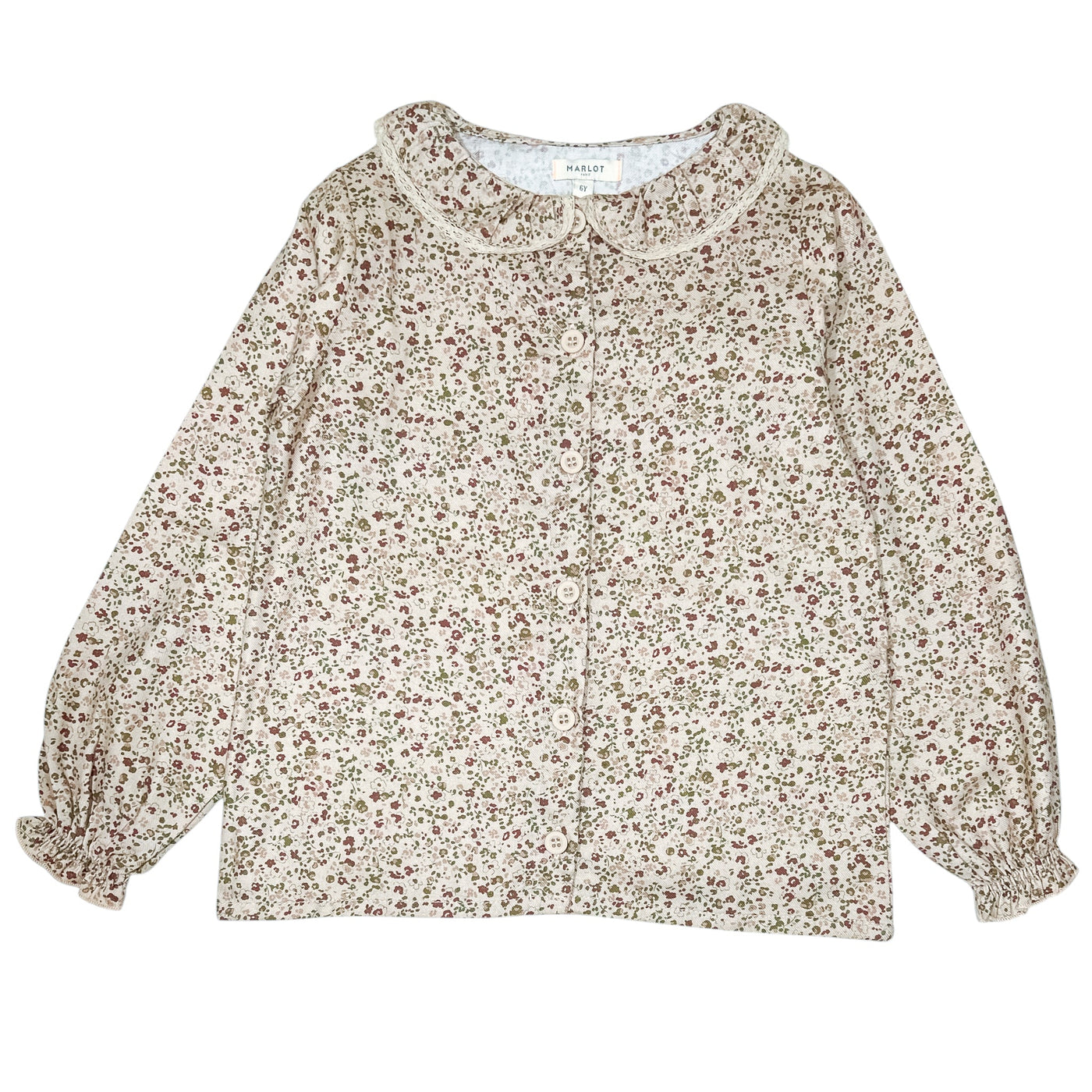 Blouse à manches longues de seconde main en coton pour enfant fille de 6 ans - Vue 1