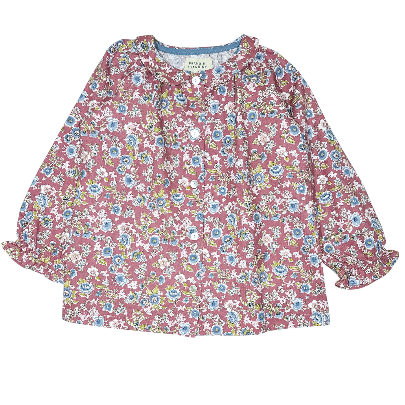 Blouse à manches longues de seconde main en coton bio pour enfant fille de 6 ans - Vue 1