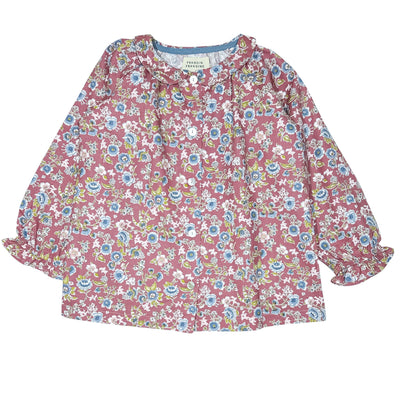 Blouse à manches longues de seconde main en coton bio pour enfant fille de 6 ans - Vue 1