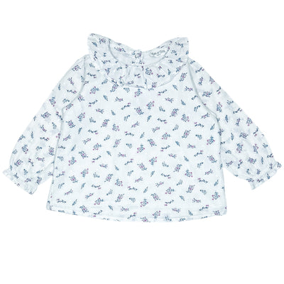 Blouse à manches longues de seconde main en coton pour bébé fille de 9 mois - Vue 1