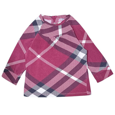 Blouse à manches longues de seconde main en coton et élasthanne pour bébé fille de 9 mois - Vue 1