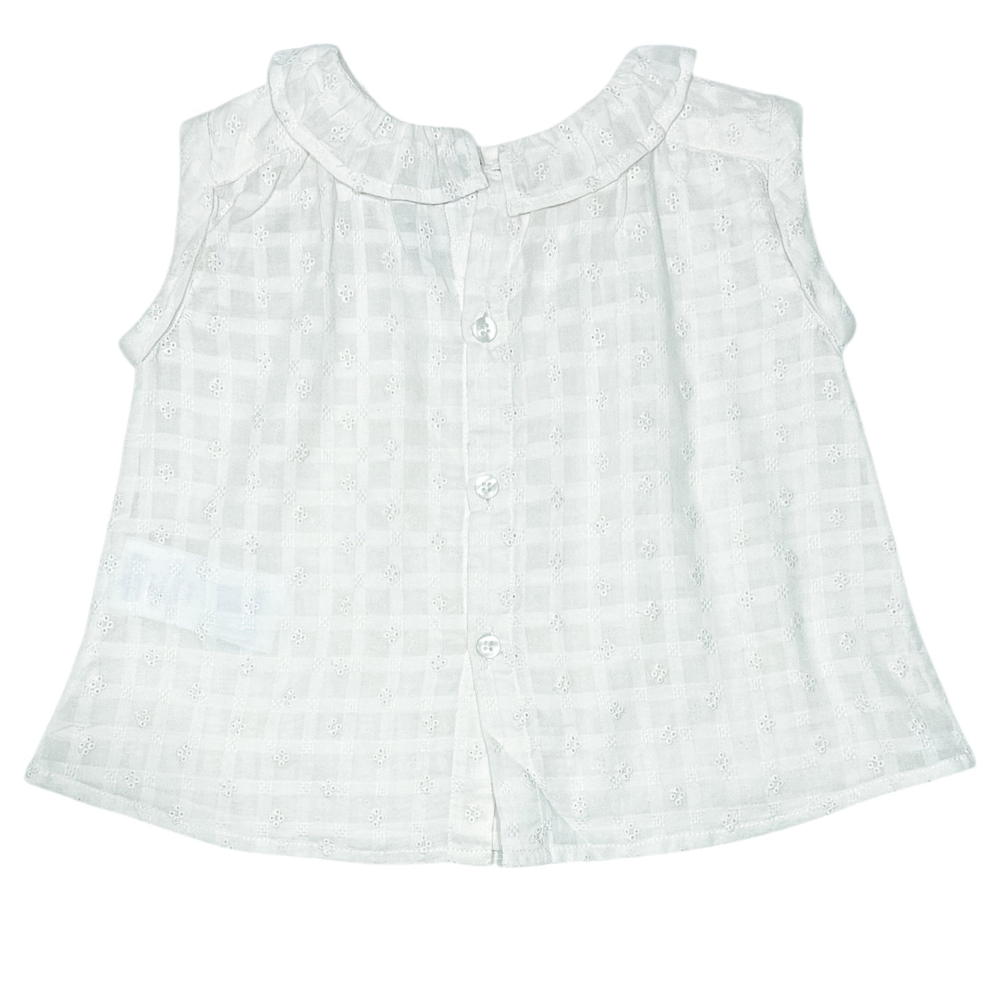 Blouse sans manche de seconde main en coton pour bébé fille de 12 mois - Vue 2