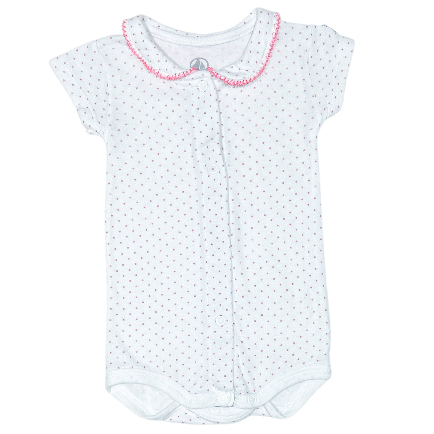 Body à col de seconde main en coton pour bébé fille de 1 mois - Vue 1