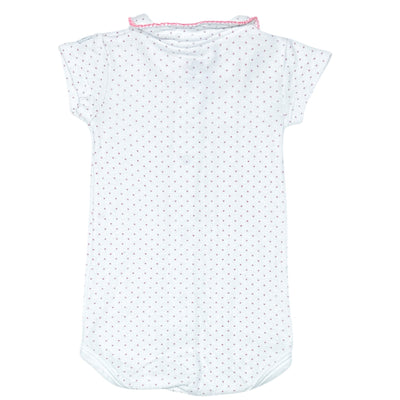 Body à col de seconde main en coton pour bébé fille de 1 mois - Vue 2