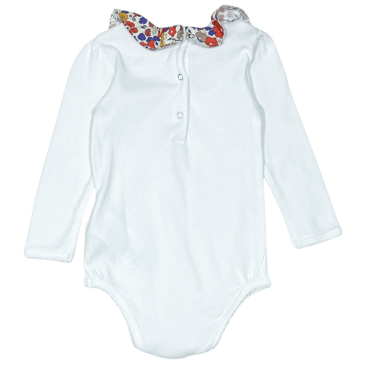 Body à col de seconde main en coton pour bébé fille de 12 mois - Vue 2