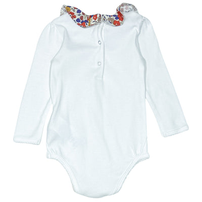 Body à col de seconde main en coton pour bébé fille de 12 mois - Vue 2