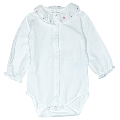 Body à col de seconde main en coton pour bébé fille de 12 mois - Vue 1