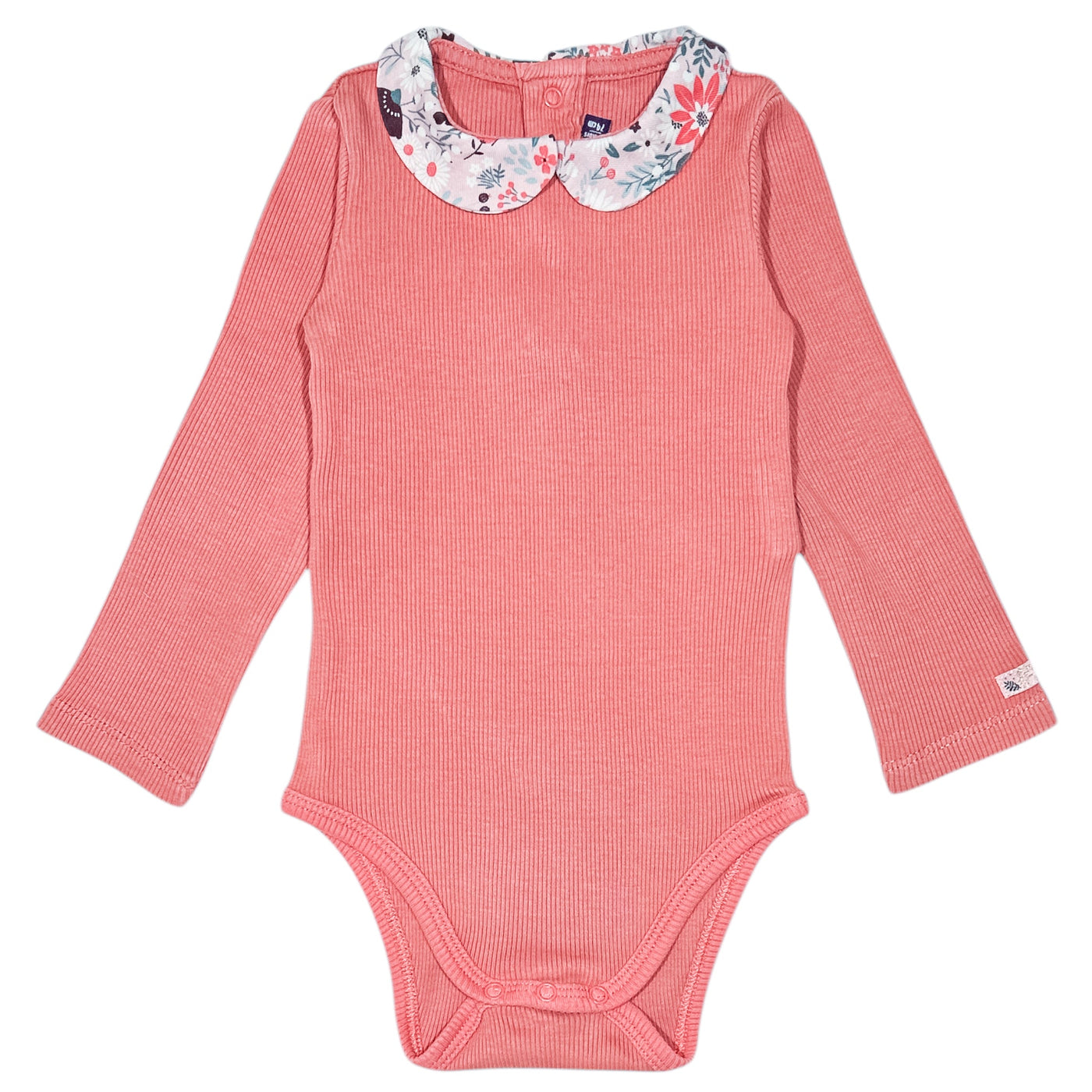 Body à col de seconde main en coton pour bébé fille de 12 mois - Vue 1