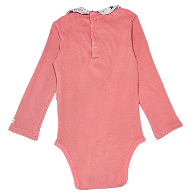Body à col de seconde main en coton pour bébé fille de 12 mois - Vue 2