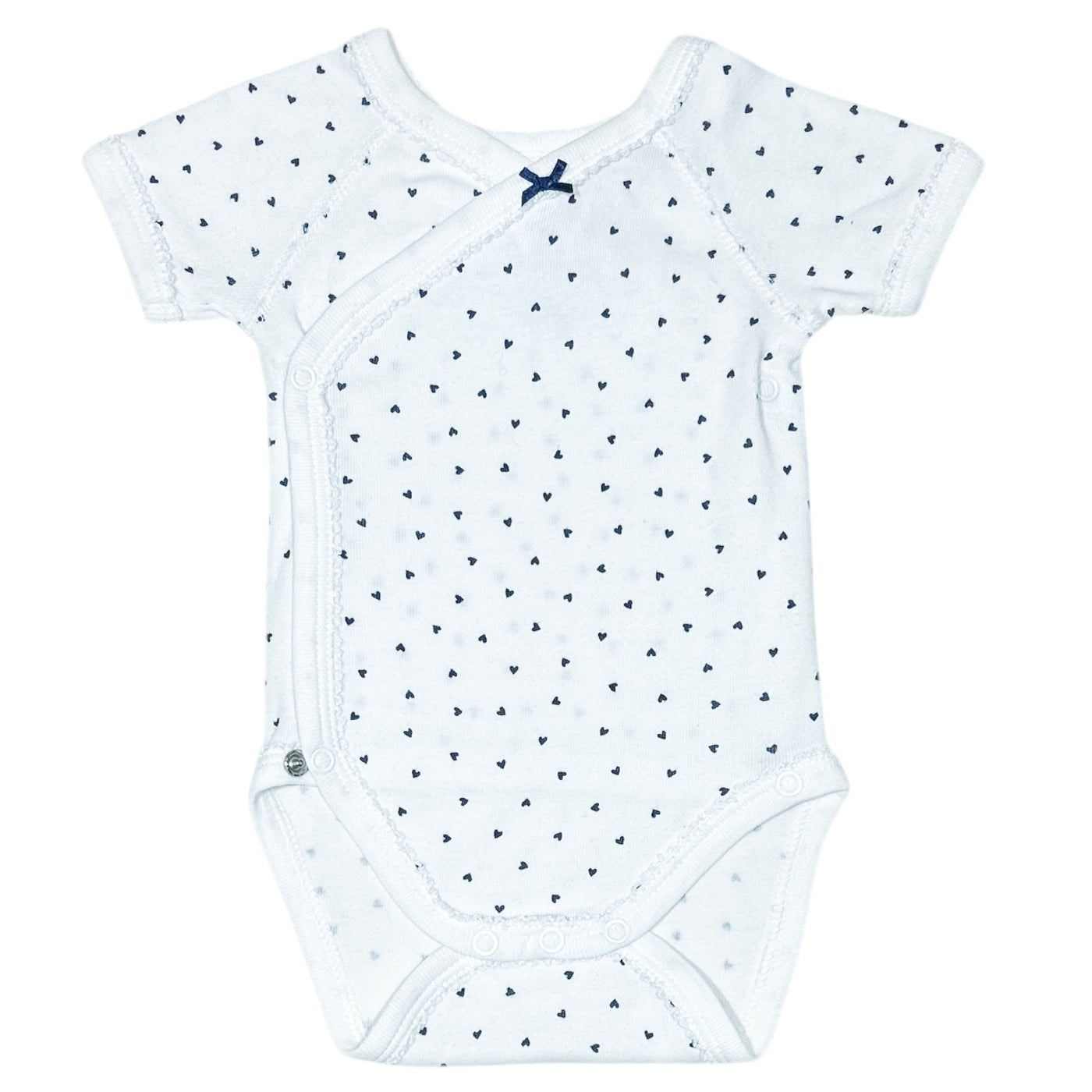 Body croisé à manches courtes de seconde main en coton pour bébé de 1 mois - Vue 1