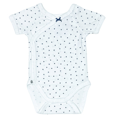 Body croisé à manches courtes de seconde main en coton pour bébé de 1 mois - Vue 1