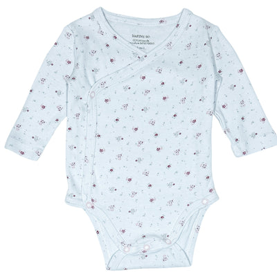 Body croisé à manches longues de seconde main en coton bio pour bébé fille de 3 mois - Vue 1