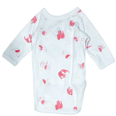 Body croisé à manches longues de seconde main en coton pour bébé fille de 0 mois - Vue 2