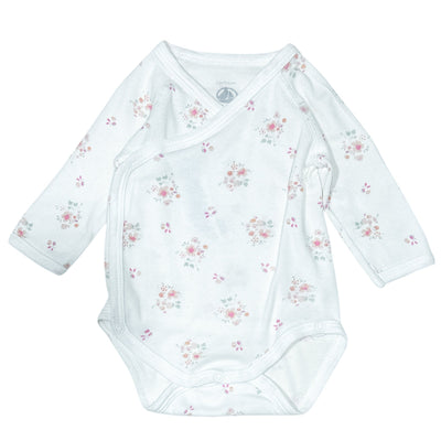 Body croisé à manches longues de seconde main en coton pour bébé fille de 1 mois - Vue 1