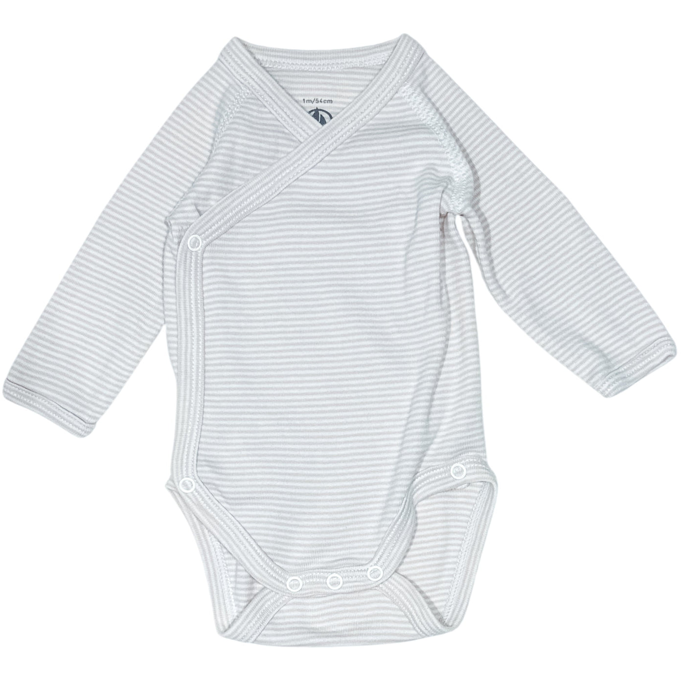 Body croisé à manches longues de seconde main en coton pour bébé fille de 1 mois - Vue 1