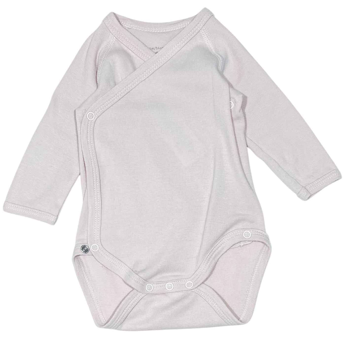Body croisé à manches longues de seconde main en coton pour bébé fille de 1 mois - Vue 1