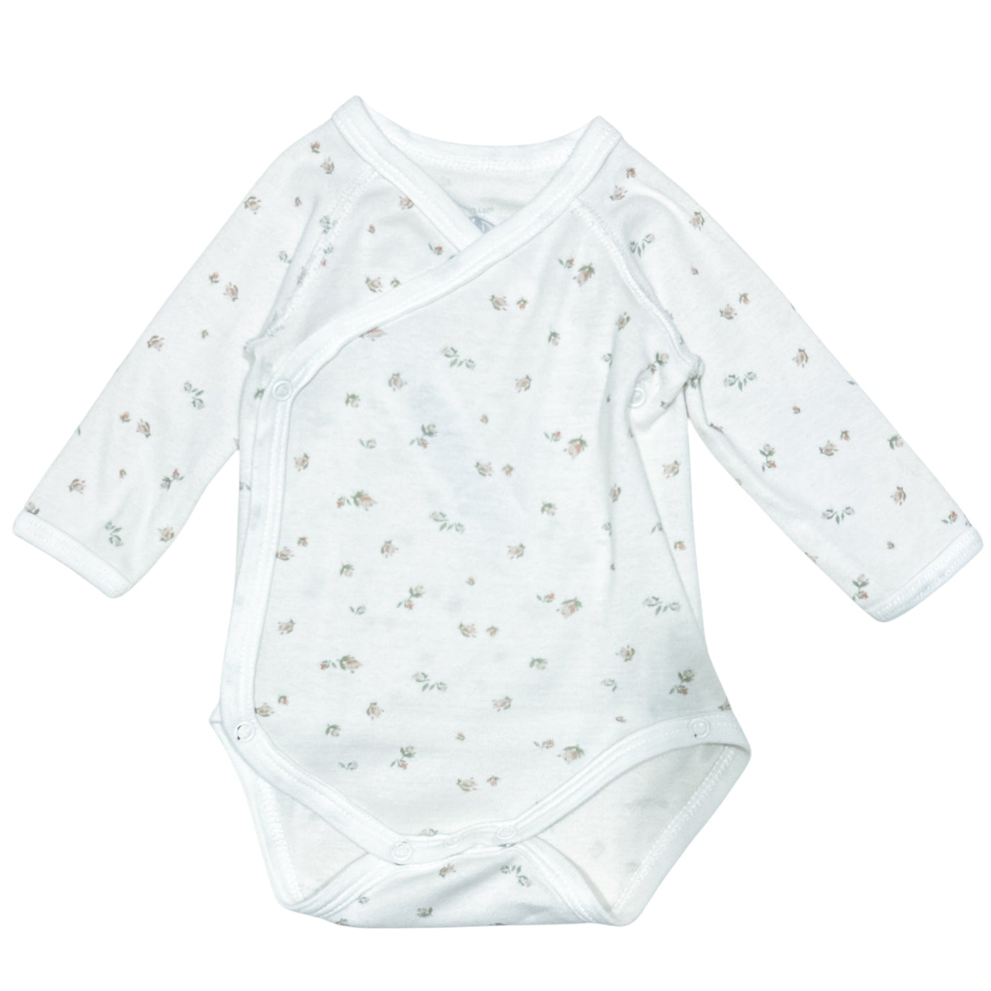 Body croisé à manches longues de seconde main en coton pour bébé fille de 1 mois - Vue 1