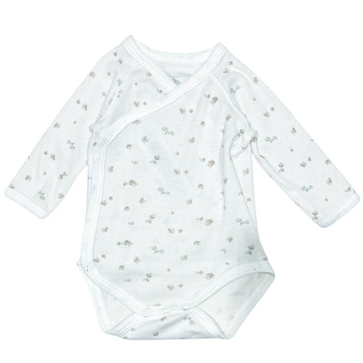 Body croisé à manches longues de seconde main en coton pour bébé fille de 1 mois - Vue 1
