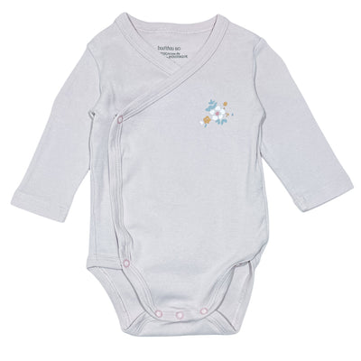 Body croisé à manches longues de seconde main en coton bio pour bébé fille de 3 mois - Vue 1