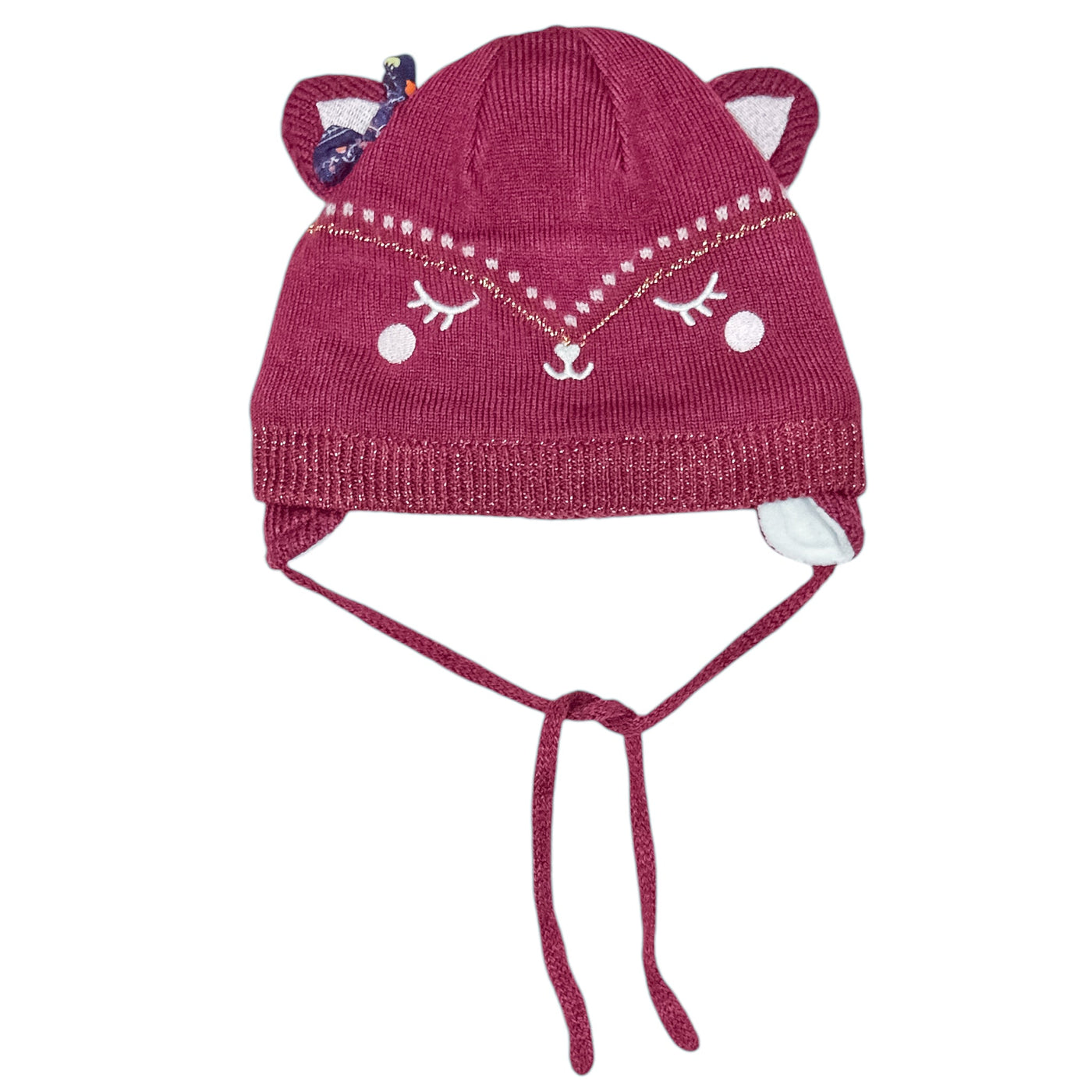 Bonnet de seconde main en coton pour bébé fille de 0-3 mois - Vue 1