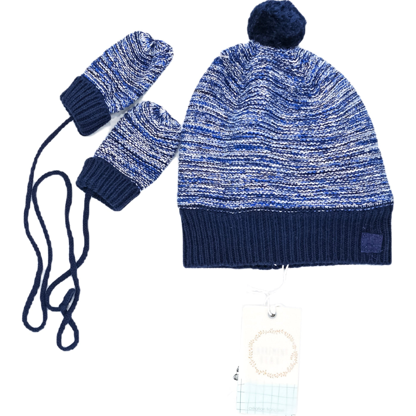Bonnet de seconde main en laine et coton pour bébé garçon de 0-6 mois - Vue 1