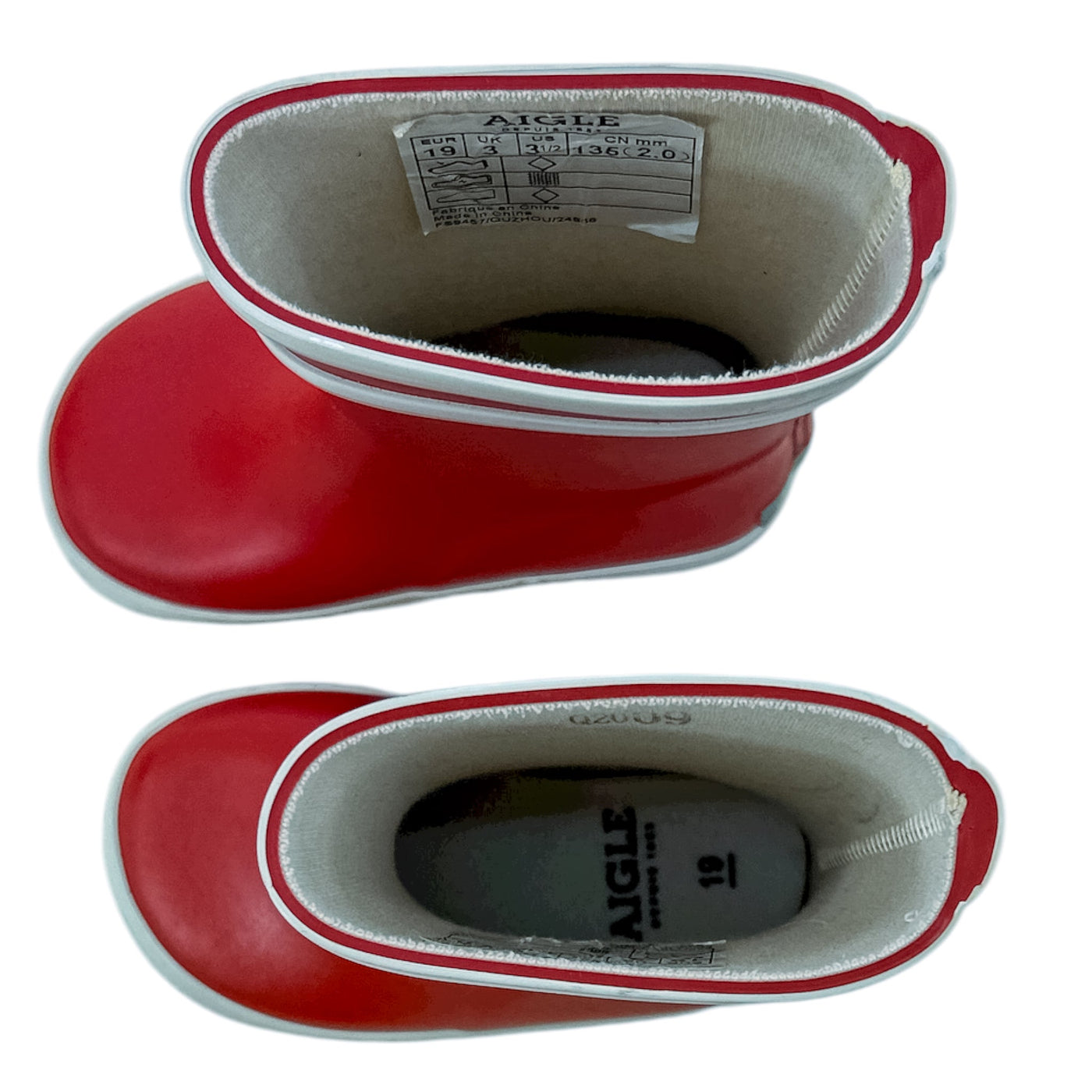 Bottes de pluie de seconde main - Vue 3