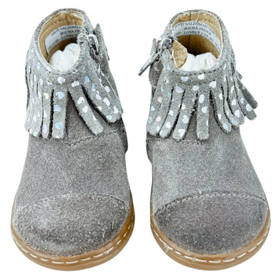 Bottillons de seconde main en cuir nubuck fille - Vue 2