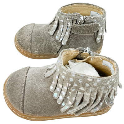 Bottillons de seconde main en cuir nubuck fille - Vue 3