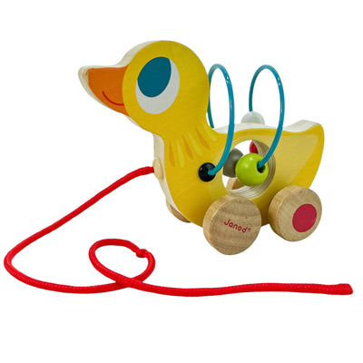Jouet à tirer "Canard à tirer Mini Looping"" de seconde main en bois pour enfant à partir de 12 mois - Vue 1
