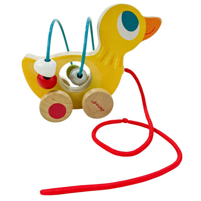 Jouet à tirer "Canard à tirer Mini Looping"" de seconde main en bois pour enfant à partir de 12 mois - Vue 2