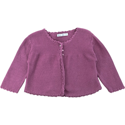 Cardigan de seconde main en coton pour bébé fille de 12 mois - Vue 1