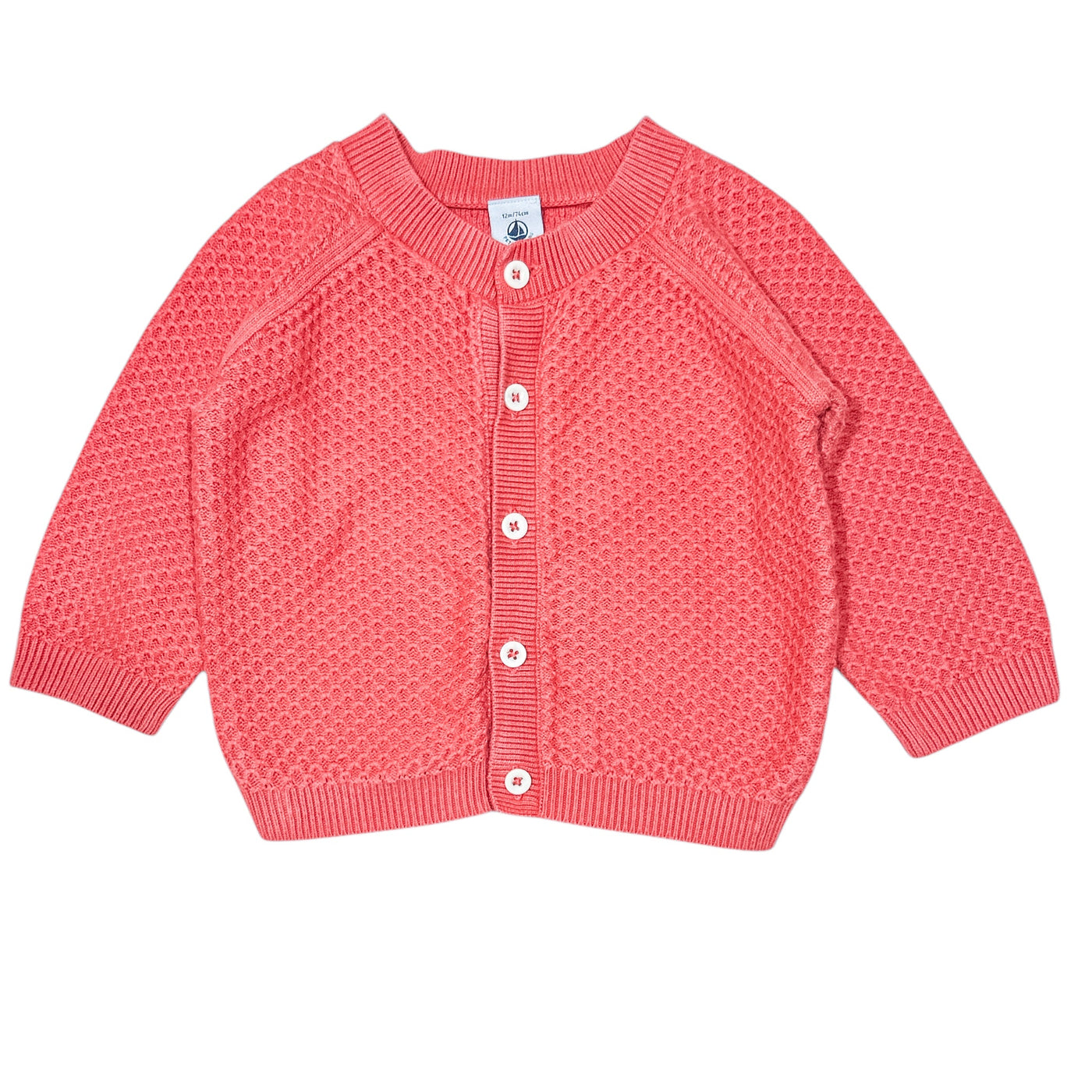 Cardigan de seconde main en coton pour bébé fille de 12 mois - Vue 1