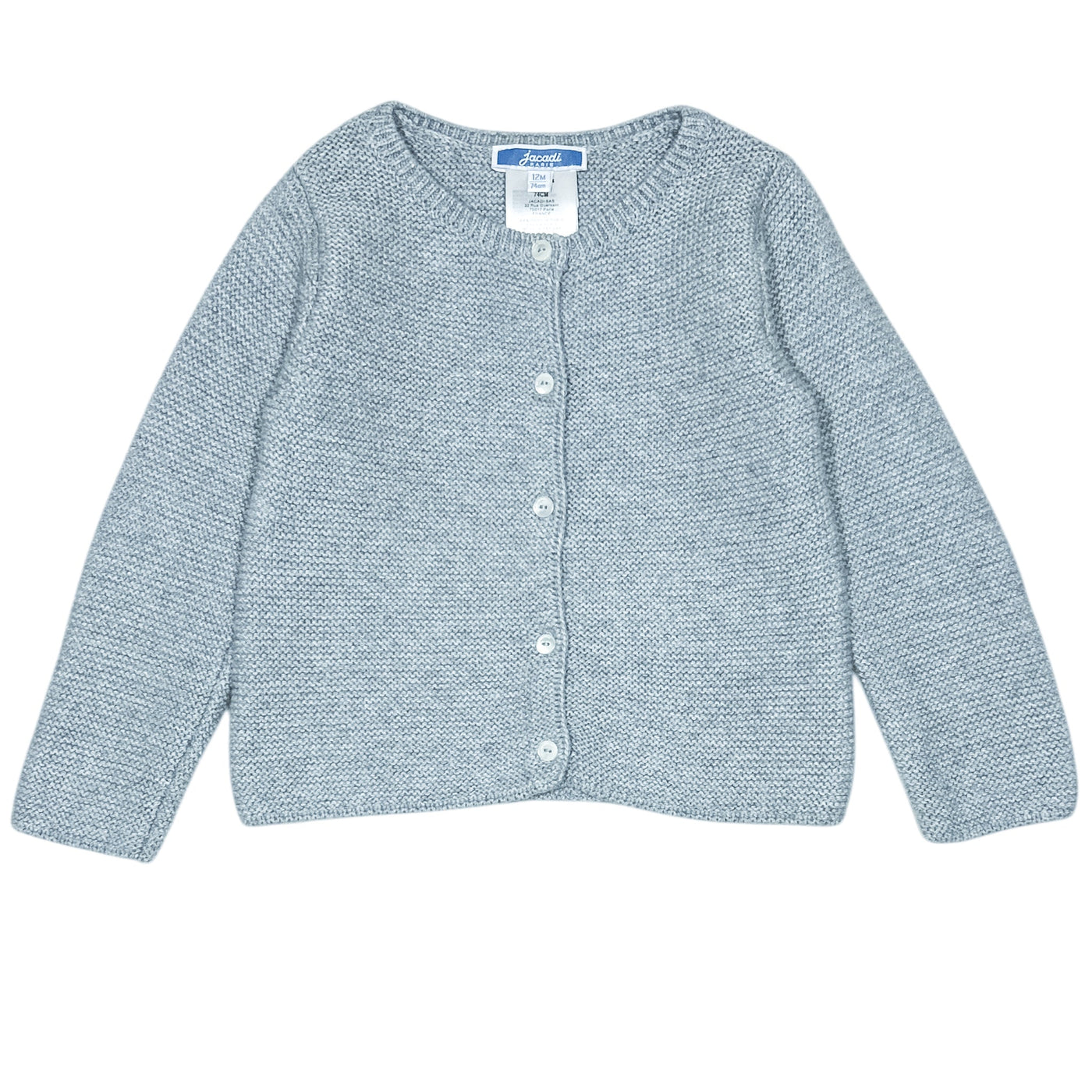 Cardigan de seconde main en coton et cachemire pour bébé de 12 mois - Vue 1