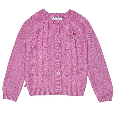 Cardigan de seconde main en coton et laine pour bébé fille de 24 mois - Vue 1