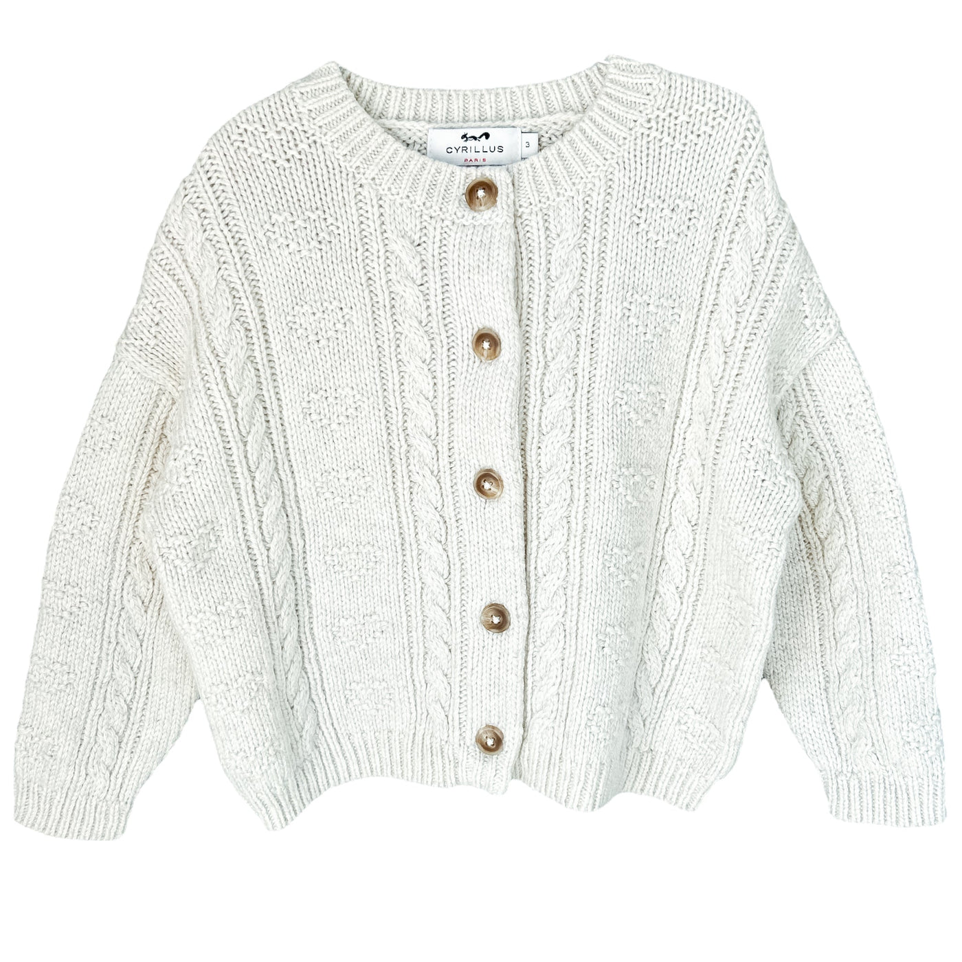 Cardigan de seconde main en laine pour enfant fille de 3 ans - Vue 1